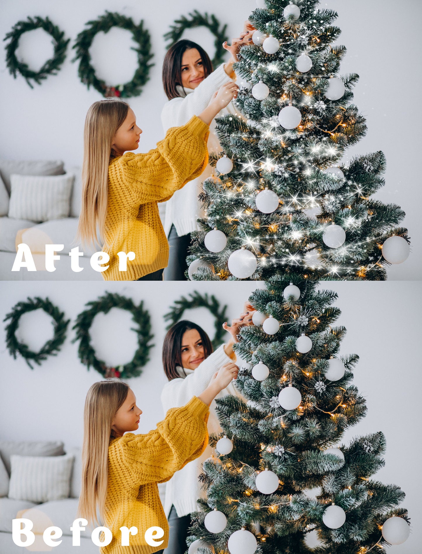 60 Christmas tree lights Bokeh Light Overlays Christmas Overlays Fairy Light Photoshop Overlays Christmas Bokeh Christmas Digital Backdrop