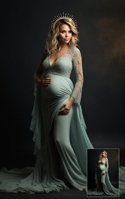 Goodness Crown Digital Headpiece Celestial Halo Overlay Celestial Spike Crown Digital Tiara Star Crown Photoshop Maternity Overlay Queen Jpg