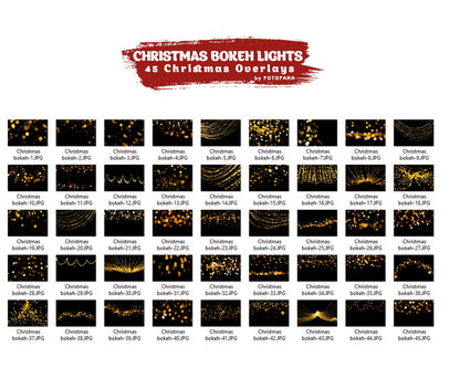 45 Christmas Bokeh Lights Overlays Christmas Winter Light Photoshop Overlays Christmas Lights Christmas Digital Backdrop Winter Overlay JPG
