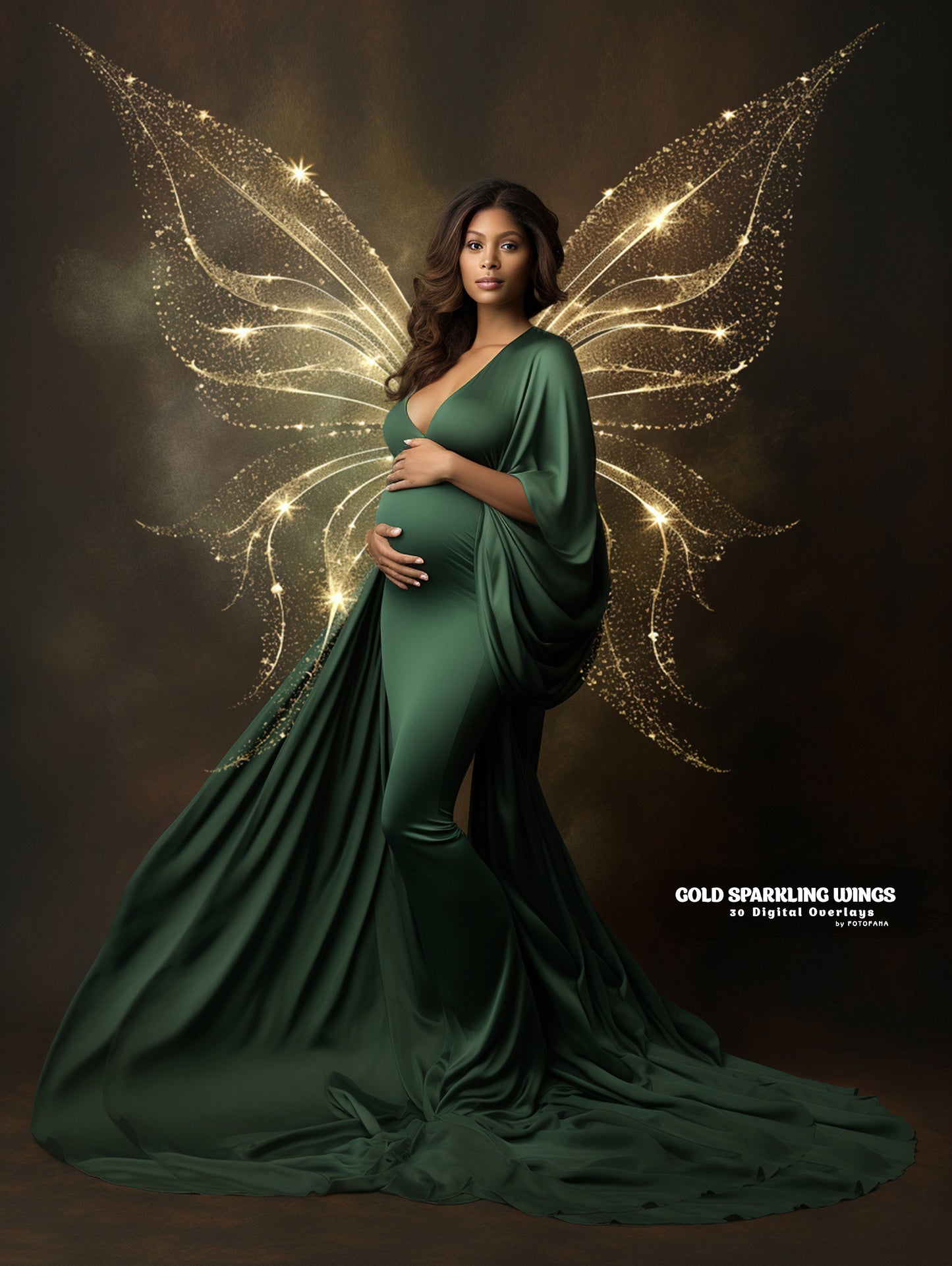 30 Gold Glitter Wings Fairy Wings Digital Backdrop Maternity Backdrop Overlays Studio Backdrop Photoshop Maternity Fine Art Textures Overlay