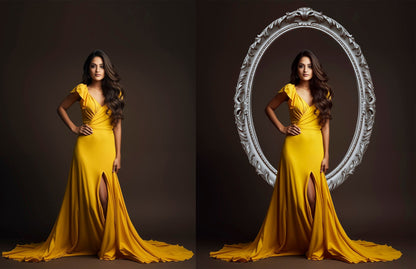 Frame Digital Overlays Maternity Studio Photoshop