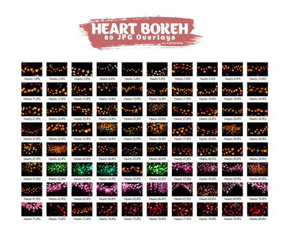 Heart Bokeh Overlays Photoshop Overlays Overlay Love Heart Pink Hearts Gold Hearts Christmas Overlays Photoshop Backdrop Valentine Overlays
