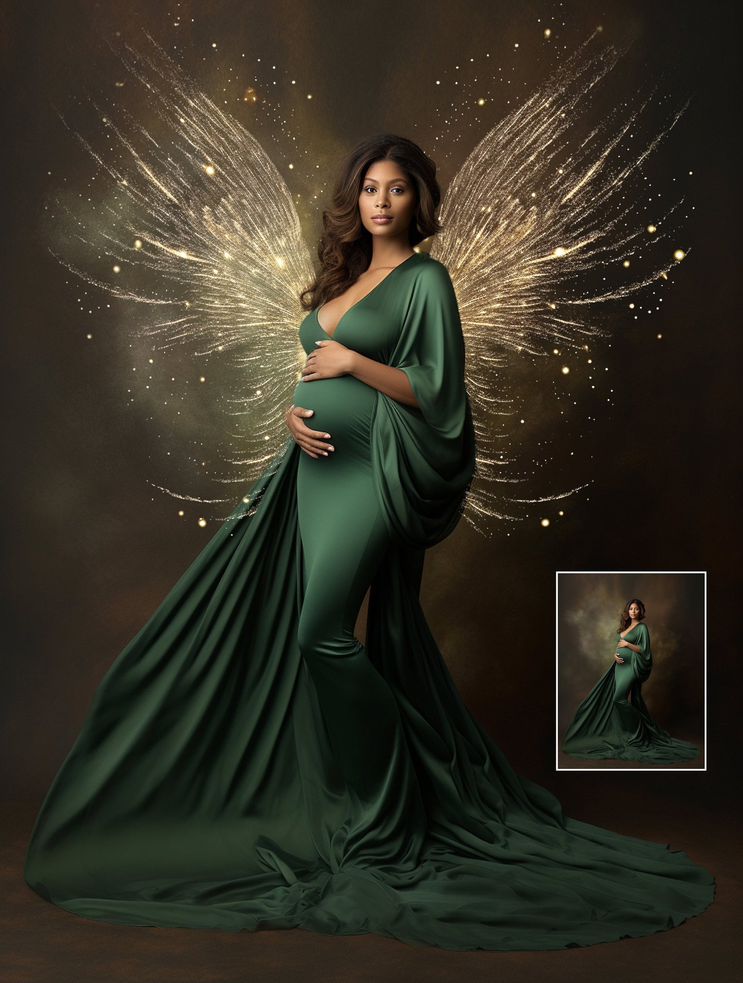 Golden Glitter Wings Fairy Wings Digital Overlays Maternity Backdrop Overlay Studio Backdrops Photoshop Maternity Fine Art Textures Overlays