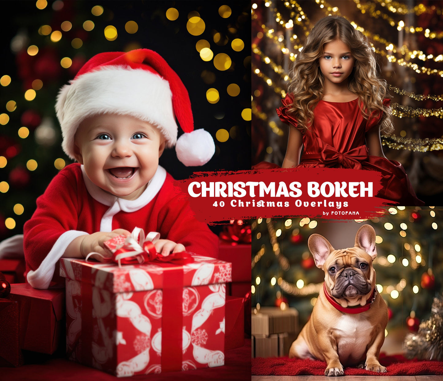 Christmas Bokeh Overlays Christmas Overlays Winter Light Photoshop Overlays Christmas Lights Christmas Digital Backdrop Winter Overlay