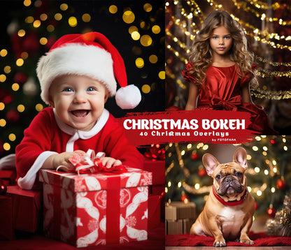 Christmas Bokeh Overlays Christmas Overlays Winter Light Photoshop Overlays Christmas Lights Christmas Digital Backdrop Winter Overlay