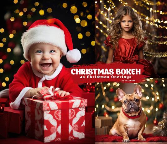 Christmas Bokeh Overlays Christmas Overlays Winter Light Photoshop Overlays Christmas Lights Christmas Digital Backdrop Winter Overlay