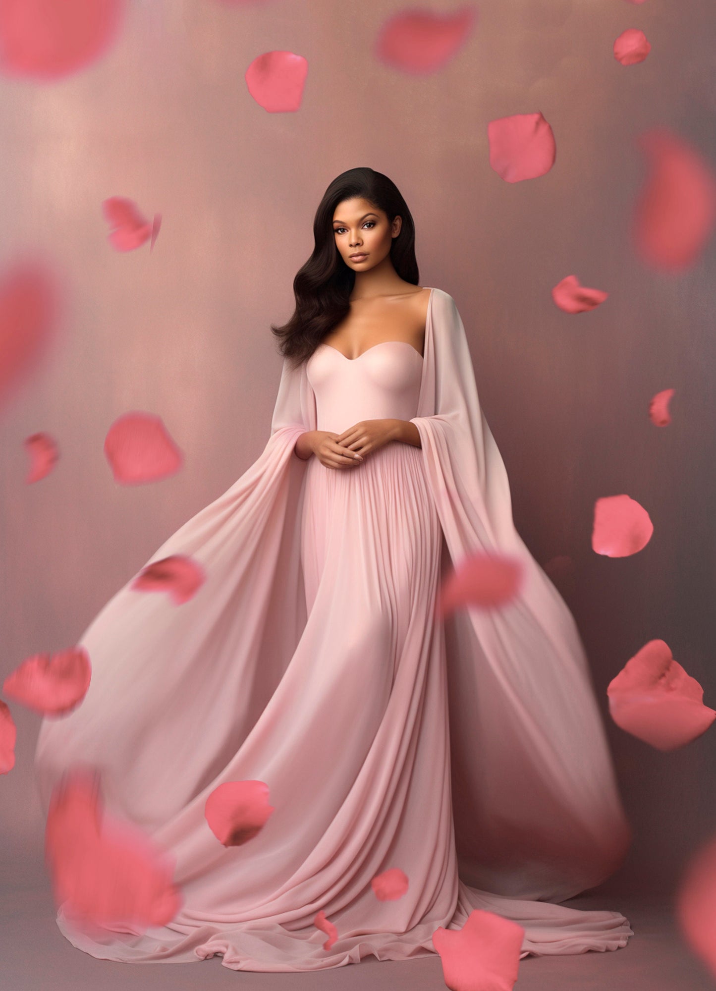 Pink Rose Petals Romantic Maternty Overlays Wedding overlay Photoshop Overlays Valentine's day Falling Petals Maternity Digital backdrop PNG