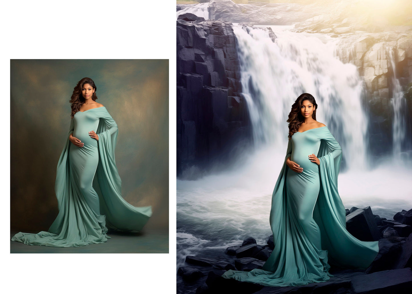 15 Waterfall Backdrops Digital Maternity Overlays Maternity Backgrounds Wedding Studio Backdrops Fine Art Textures Portrait Photoshop