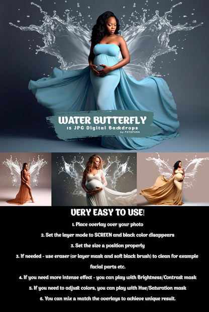 Wings Digital Background Maternity Backdrop Overlays Studio Backdrops Photoshop Maternity Art Textures Photoshop Overlay Butterfly Wings