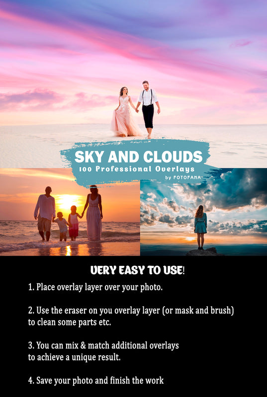 Sky Overlays Photoshop Sky Overlays Summer Photo Edit Sky Sunset Overlays Clouds Backgrounds Digital Sky Dramatic Summer Romantic Backdrops