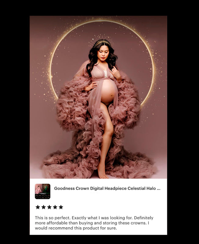 Goodness Crown Digital Headpiece Celestial Halo Overlay Celestial Spike Crown Digital Tiara Star Crown Photoshop Maternity Overlay Queen Jpg