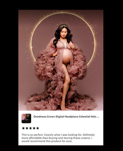 Goodness Crown Digital Headpiece Celestial Halo Overlay Celestial Spike Crown Digital Tiara Star Crown Photoshop Maternity Overlay Queen Jpg