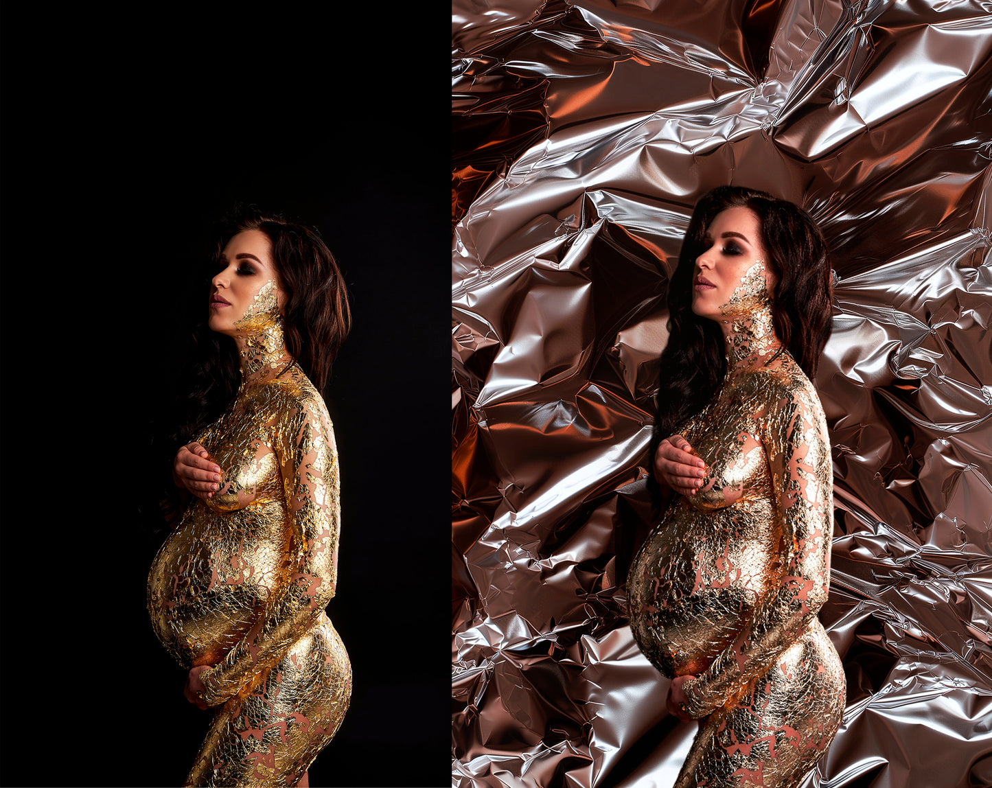 Foil Backdrop Maternity Fine Art Digital Backdrops Photography Digital Backgrounds Golden Maternity Backdrop Photoshop Textures Overlays