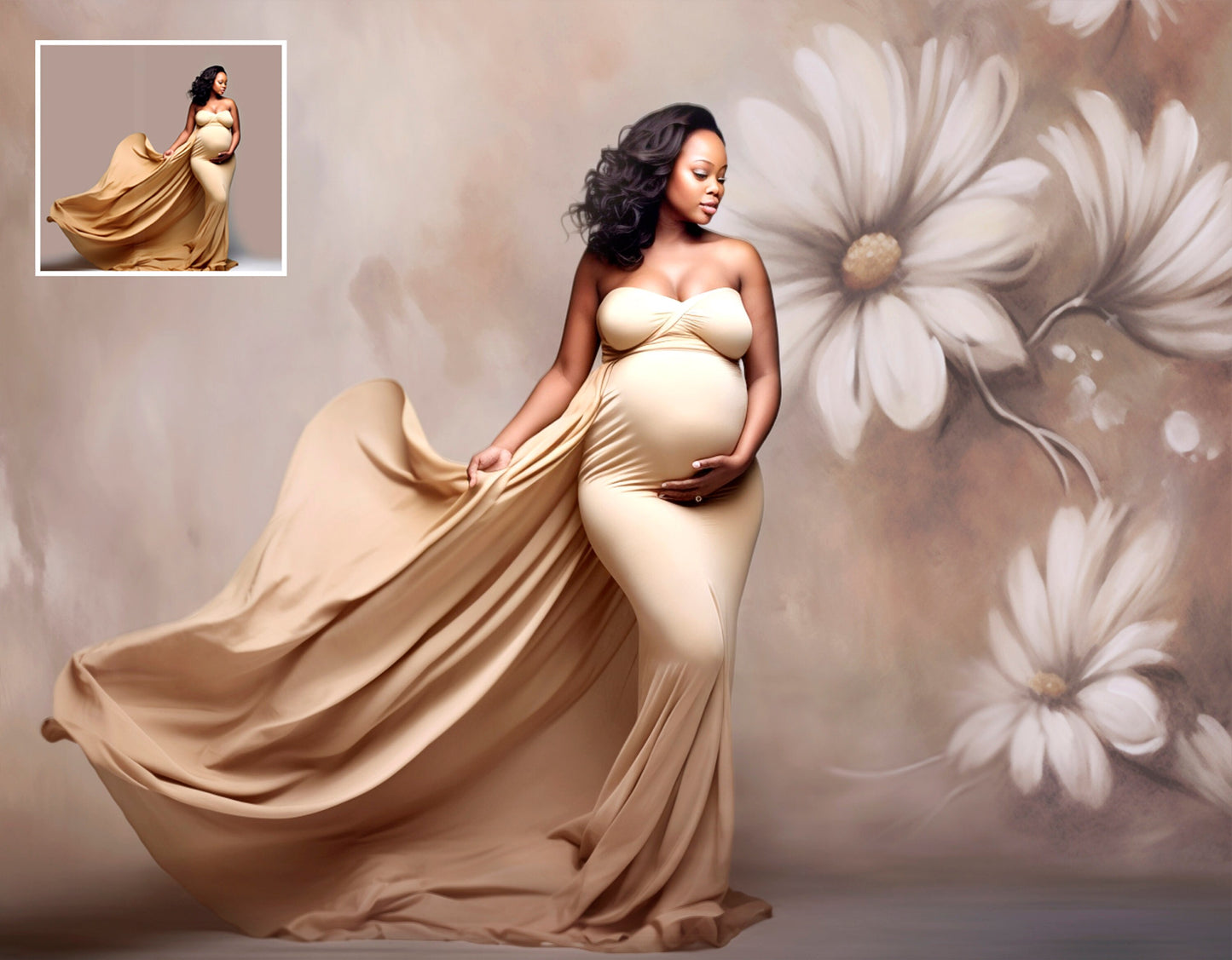 Floral Fine Art Floral Digital Backdrops Maternity Backdrop Overlays Photography Digital Background Overlays Photoshop Textures Overlays JPG