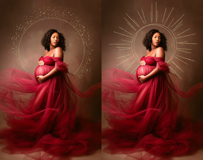 30 MATERNITY RING Overlays Photoshop Overlay Maternity Halo Overlay Maternity Digital Backdrop Light Ring Frame Golden Ring Light Maternity