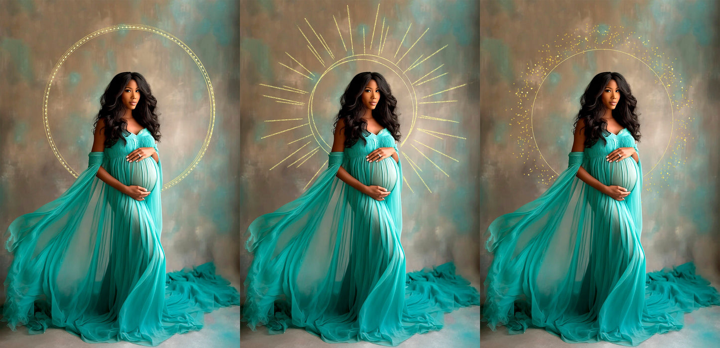 30 MATERNITY RING Overlays Photoshop Overlay Maternity Halo Overlay Maternity Digital Backdrop Light Ring Frame Golden Ring Light Maternity