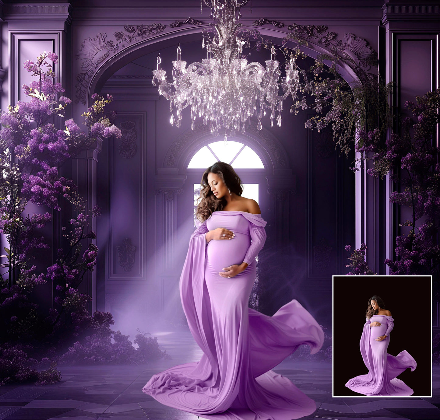 Maternity Backdrops Overlay Floral Backgrounds Digital Backdrop Floral Overlays Newborn Studio Backdrop for Photoshop Photo Studio Backdrops