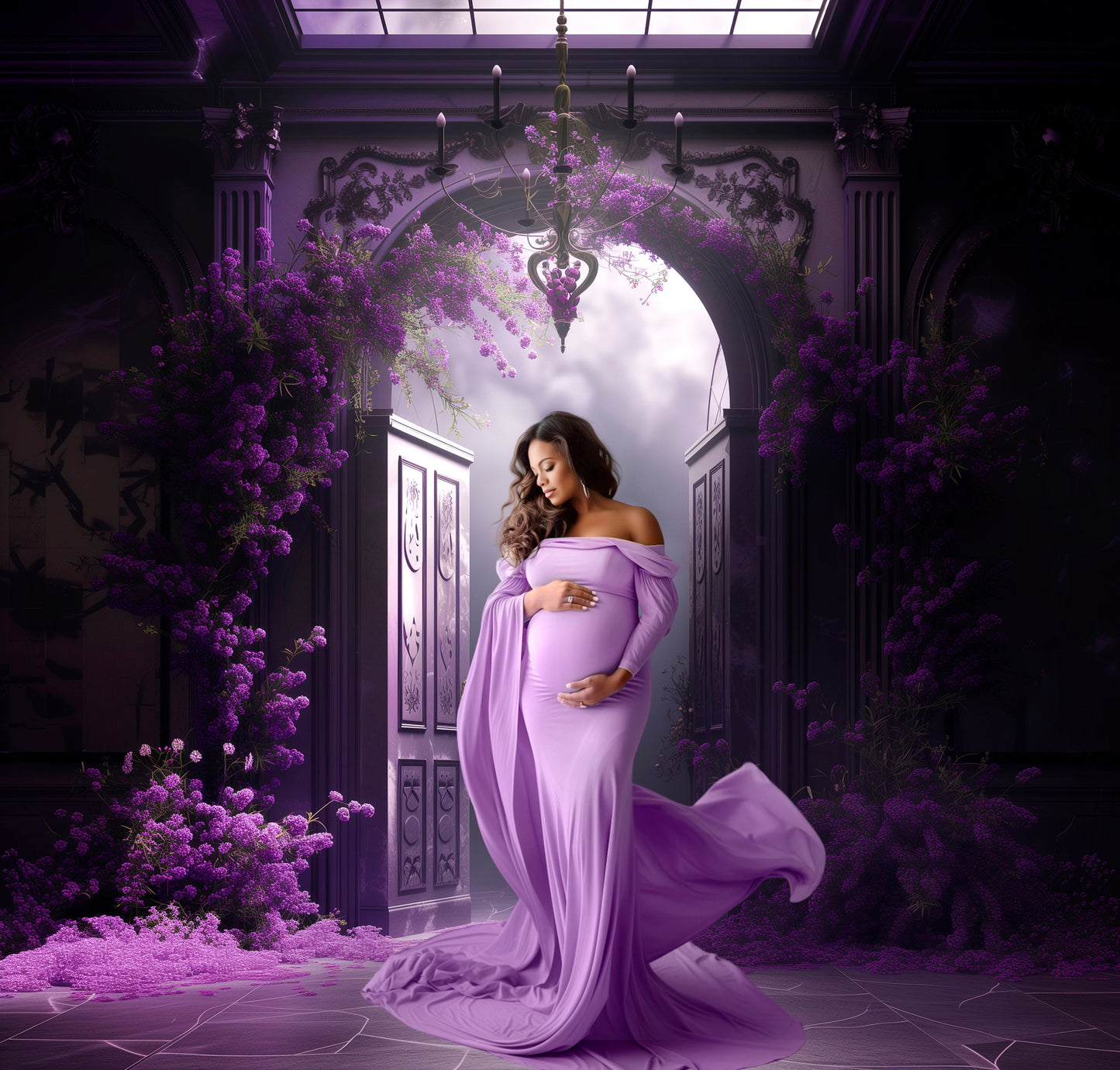 Maternity Backdrops Overlay Floral Backgrounds Digital Backdrop Floral Overlays Newborn Studio Backdrop for Photoshop Photo Studio Backdrops