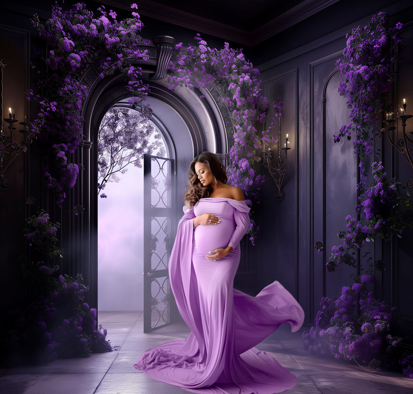 Maternity Backdrops Overlay Floral Backgrounds Digital Backdrop Floral Overlays Newborn Studio Backdrop for Photoshop Photo Studio Backdrops