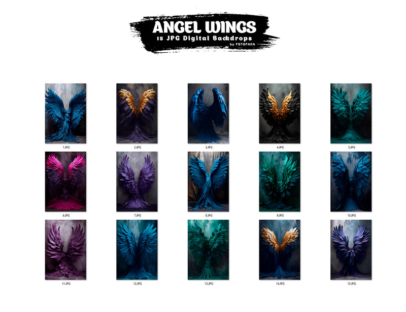 Angel Wings Digital Backdrops Maternity Backgrounds Digital Studio Backdrops Photoshop Maternity Fine Art Textures Photoshop Overlays Photo