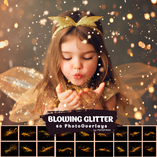 60 Blowing glitter dust Overlays Photoshop overlays Photo Glitter dust glitter bokeh Blowing bokeh golden Gold dust Wedding overlays Party