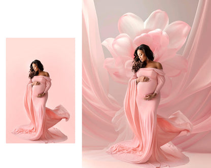 Floral Digital Backdrops Photoshop