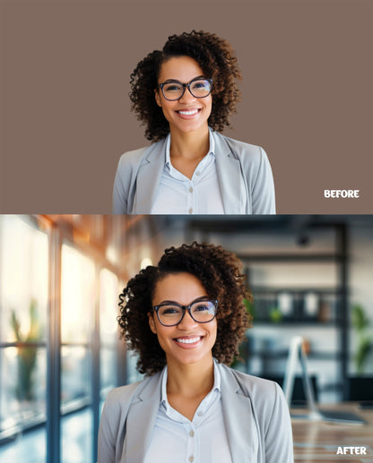50 Modern Office Digital Backdrops for Professional Headshots Business Portraits Zoom Background Overlay with Soft Focus Business Headshot