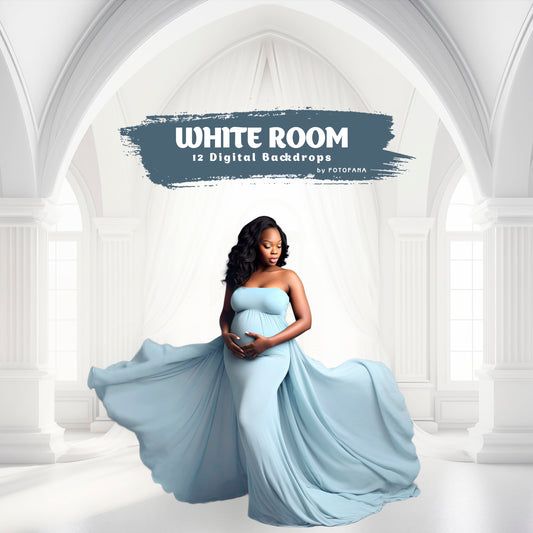 12 White Room Digital Backdrops Curtains Digital Background Studio Portrait photo texture Wedding Digital Backdrops White Curtain Maternity
