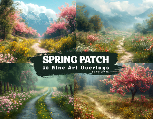 30 SPRING PATCH TEXTURES Painterly Backdrops Painterly Fine Art Photography Digital Backdrops Studio Photoshop Overlays Editing Maternity