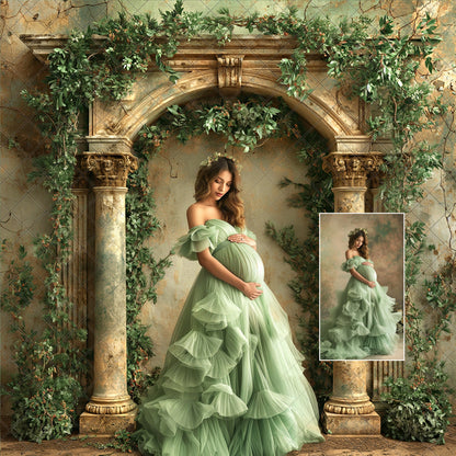 SAGE ARCH Digital Backdrops Maternity Overlays Backgrounds Floral Overlays Newborn Studio Backdrop for Photoshop Overlays Photoshop Fine Art