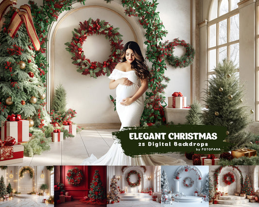 25 Elegant Christmas Digital Backdrops Maternity Backdrop Overlays Studio Backdrop Overlays Christmas Backgrounds Cozy Christmas Backdrops