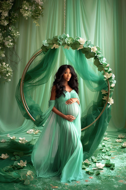 FLORAL SWING CHAIR Backdrops Digital Backdrops Overlay Maternity Backdrop Floral Overlays Fine Art Studio Backdrop Overlays Texture Floral