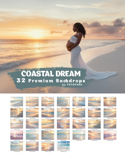 32 Beach Digital Backgrounds Maternity Photoshop Summer Backdrops Sky Sunset Backgrounds Clouds Romantic Backdrops Summer Backdrop Portrait