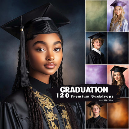 120 GRADUATION BACKDROPS Professionally Crafted School Portraits Grunge Abstract Old Master Digital Backdrops Senior Backdrops School Grad