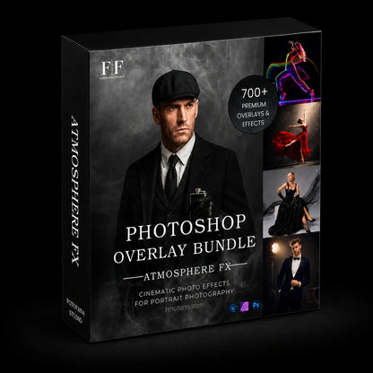 Portrait Pro Collection with 3,500+ digital backgrounds, overlays and effects for professional portrait editing